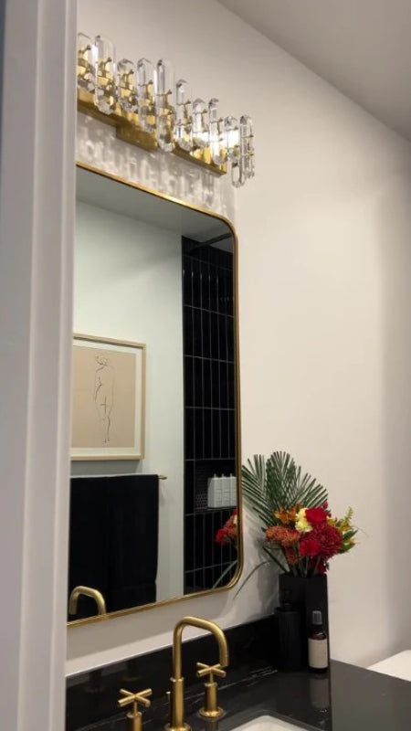 Crystorama BOL-8883 Bolton 3-lt 25" Bathroom Vanity Light