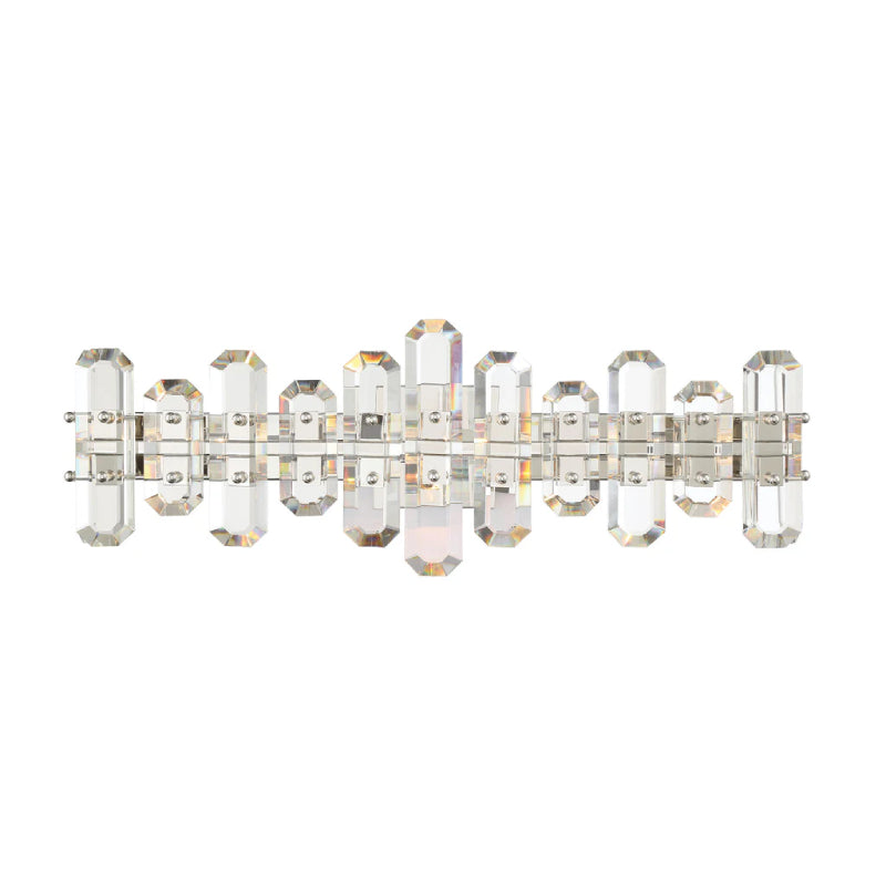 Crystorama BOL-8883 Bolton 3-lt 25" Bathroom Vanity Light - Polished Nickel