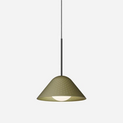 Pablo Designs Bola Bell 12 LED Pendant - Moss/Black
