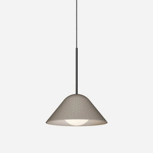 Pablo Designs Bola Bell 12 LED Pendant - Taupe/Black