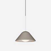 Pablo Designs Bola Bell 12 LED Pendant - Taupe/White
