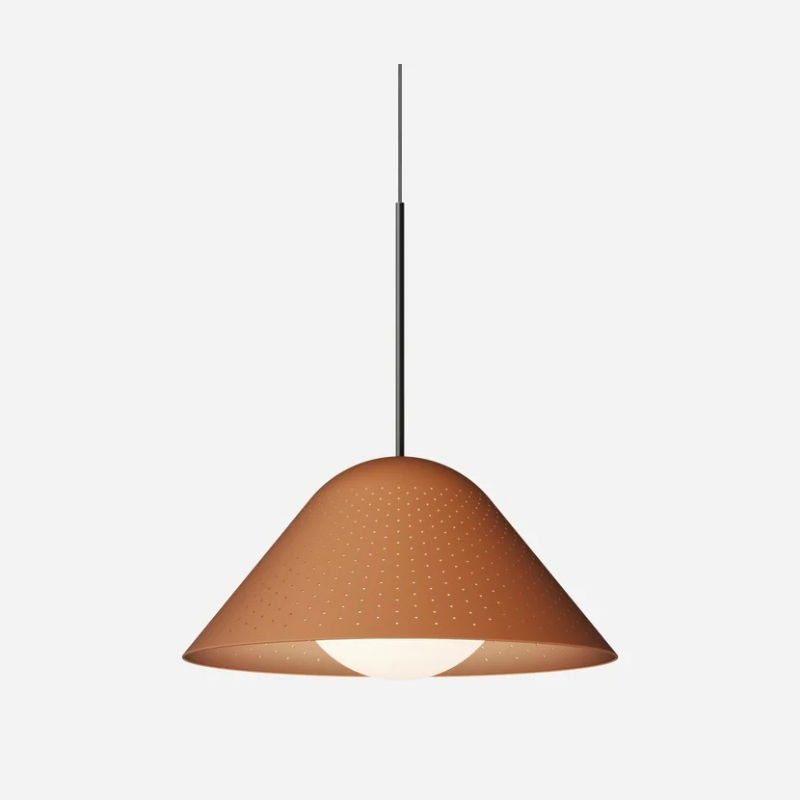Pablo Designs Bola Bell 20 LED Pendant - Clay/Black