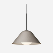 Pablo Designs Bola Bell 20 LED Pendant - Taupe/Black
