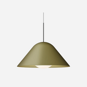 Pablo Designs Bola Bell 30 LED Pendant - Moss/Black