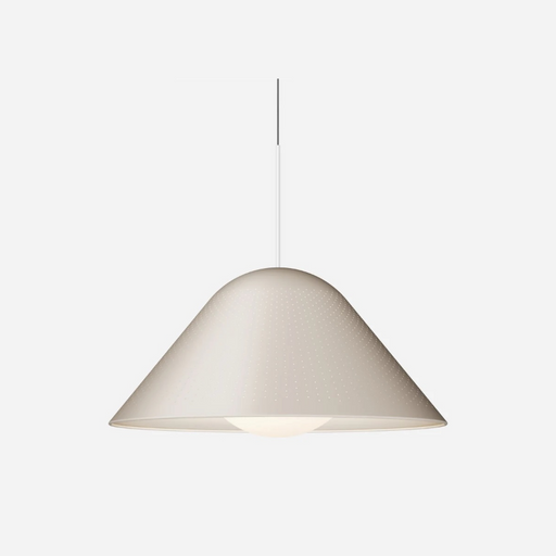 Pablo Designs Bola Bell 30 LED Pendant - Sand/White