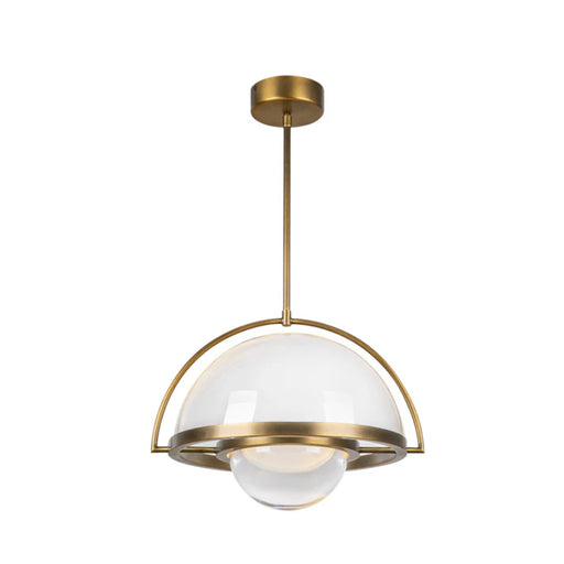 Kuzco PD20716-UNV Bowery 1-lt 16" LED Pendant - Vintage Brass