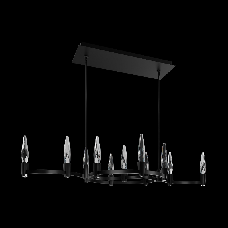Schonbek Beyond BPD20548 Twirl 11-lt 48" LED Pendant, CCT Selectable