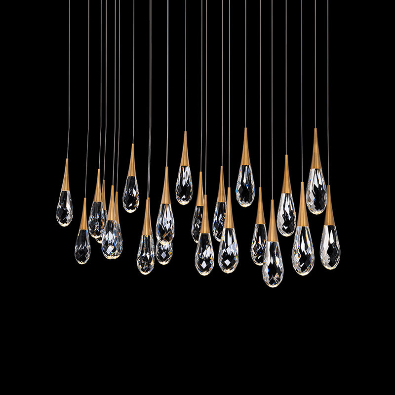 Schonbek Beyond BPD21214L Hibiscus 14-lt 41" LED Chandelier Linear Canopy