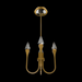Schonbek Beyond BPD25512 Plumeria 4-lt 12" LED Pendant, CCT Selectable - Aged Brass