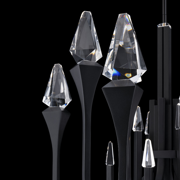 Schonbek Beyond BPD25534 Plumeria 8-lt 34" LED Pendant, CCT Selectable