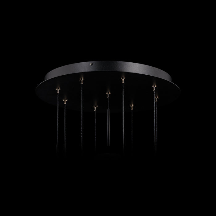 Schonbek Beyond BPD40215 Quest 15-lt 23" LED Chandelier Round Canopy