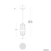 Schonbek Beyond BPD40513 Silo 1-lt 6" LED Pendant, CCT Selectable