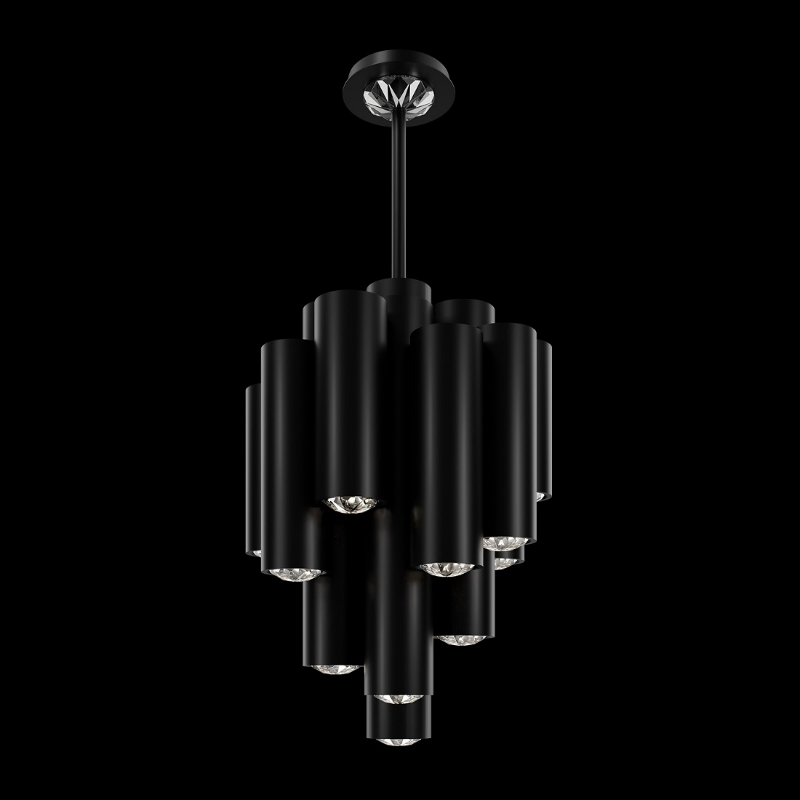 Schonbek Beyond BPD41521 Tamara 16-lt 21" LED Pendant, CCT Selectable - Black