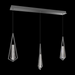 Schonbek Beyond BPD66203L Devotion 3-lt 40" LED Pendant, CCT Selectable - Satin Nickel