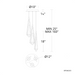 Schonbek Beyond BPD66203 Devotion 3-lt 12" LED Pendant, CCT Selectable