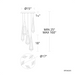 Schonbek Beyond BPD66205 Devotion 5-lt 17" LED Pendant, CCT Selectable