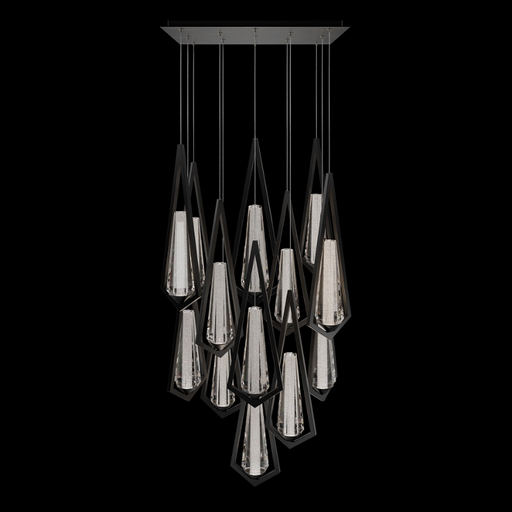 Schonbek Beyond BPD66213S Devotion 13-lt 20" LED Pendant, CCT Selectable - Black