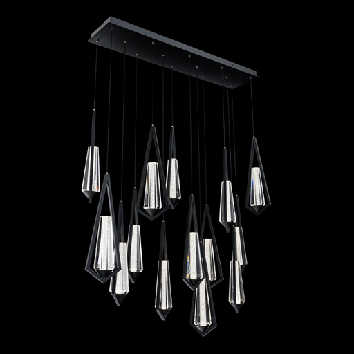Schonbek Beyond BPD66214L Devotion 14-lt 40" LED Pendant, CCT Selectable - Black