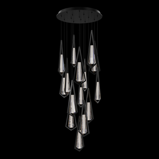 Schonbek Beyond BPD66215 Devotion 15-lt 23" LED Pendant, CCT Selectable - Black