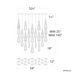 Schonbek Beyond BPD66223L Devotion 23-lt 53" LED Pendant, CCT Selectable
