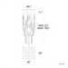 Schonbek Beyond BPD66241S Devotion 41-lt 36" LED Pendant, CCT Selectable