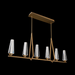 Schonbek Beyond BPD66247 Devotion 6-lt 47" LED Pendant, CCT Selectable - Aged Brass