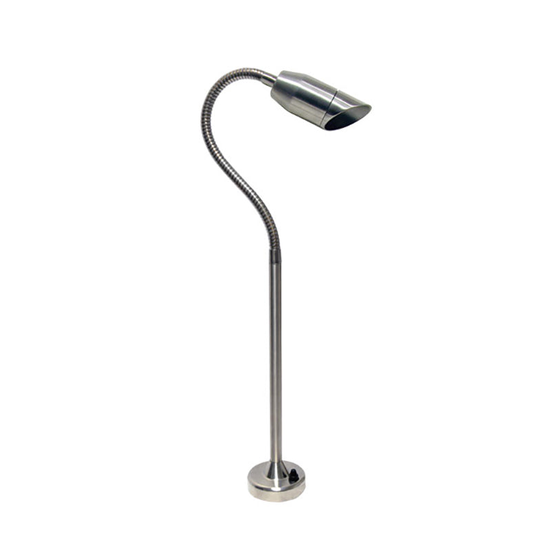 Focus Industries BQ02 Series Angled Bullet 7W LED BBQ Light with Flex Deck Base, 550 Lumen