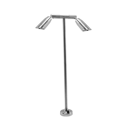 Focus Industries BQTCD02 Series Twin Angled Bullet 14W LED BBQ Light with Flex Deck Base