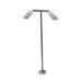 Focus Industries BQTCD02 Series Twin Angled Bullet 14W LED BBQ Light with Flex Deck Base
