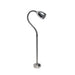 Focus Industries BQ01 Series Threaded Egg 7W LED BBQ Light with Flex Deck Base, 3000K, 550 Lumen