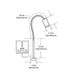 Focus Industries BQ03 Series Threaded Cylinder 7W LED BBQ Light with Flex Deck Base, 3000K, 550 Lumen