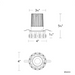 Schonbek Beyond BR40310 Xeo 4" LED Recessed Light, 3CCT