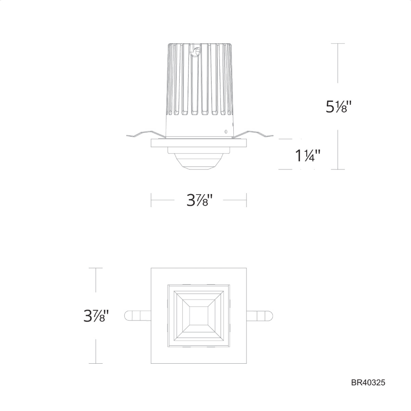 Schonbek Beyond BR40325 Madison 4" LED Recessed Light, 3CCT