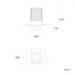 Schonbek Beyond BR40325 Madison 4" LED Recessed Light, 3CCT