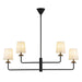 Alora Mood CH497445 Bridgette 4-lt 45" Chandelier - Matte Black