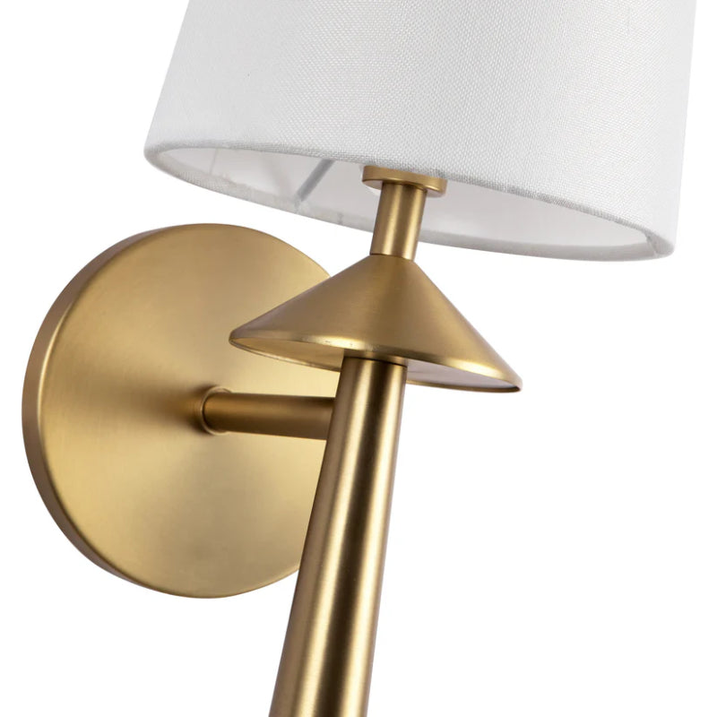 Alora Mood WV497106 Bridgette 1-lt 18" Tall Vanity Light - Brushed Gold