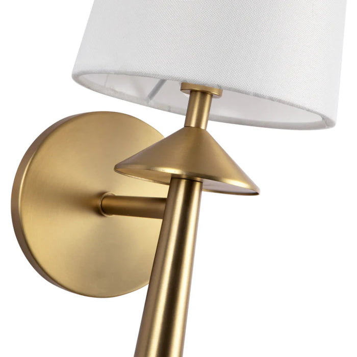 Alora Mood WV497106 Bridgette 1-lt 18" Tall Vanity Light - Brushed Gold