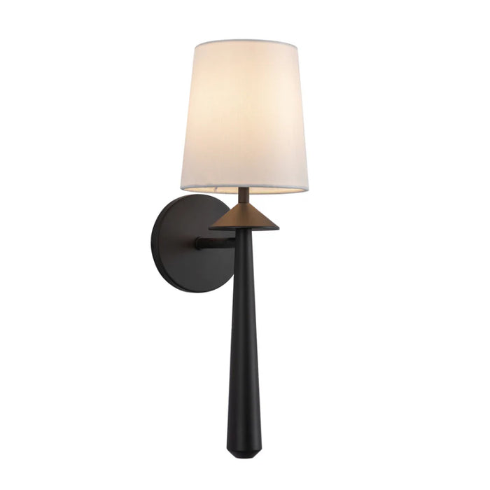 Alora Mood WV497106 Bridgette 1-lt 18" Tall Vanity Light - Matte Black