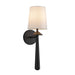 Alora Mood WV497106 Bridgette 1-lt 18" Tall Vanity Light - Matte Black