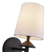 Alora Mood WV497106 Bridgette 1-lt 18" Tall Vanity Light - Matte Black