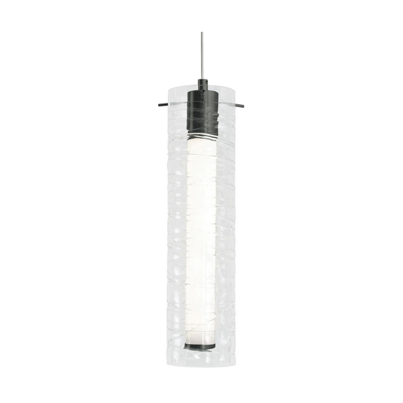 AFX BRIP04LAJUD Bari 1-lt 4" LED Pendant - Black