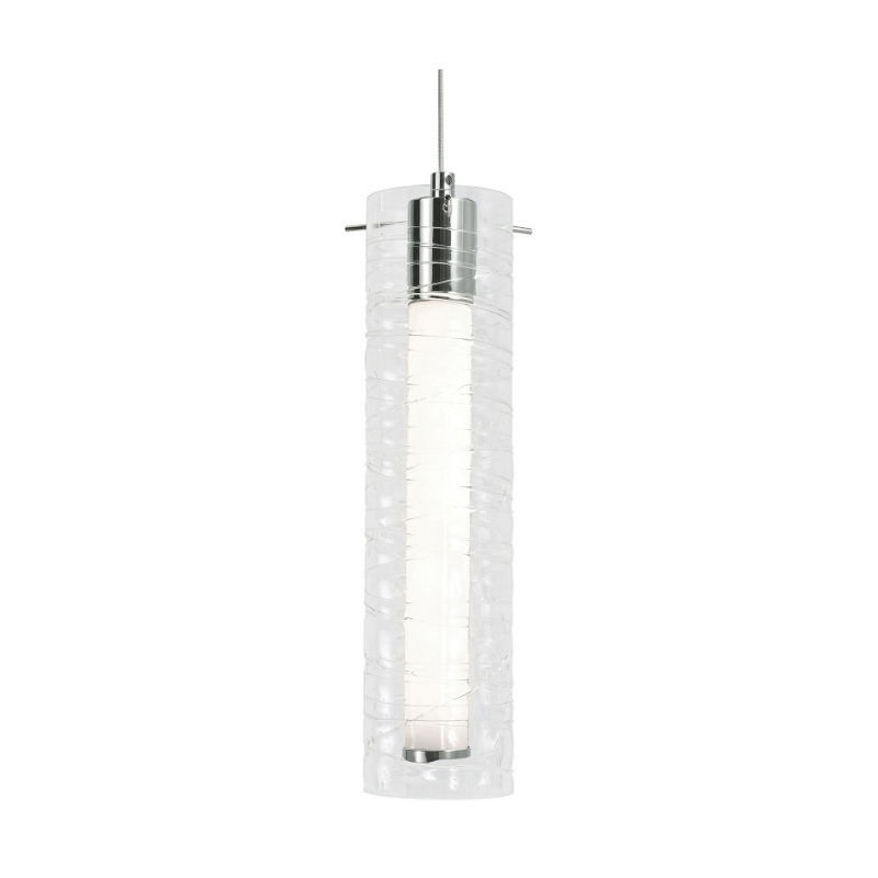 AFX BRIP04LAJUD Bari 1-lt 4" LED Pendant - Polished Chrome