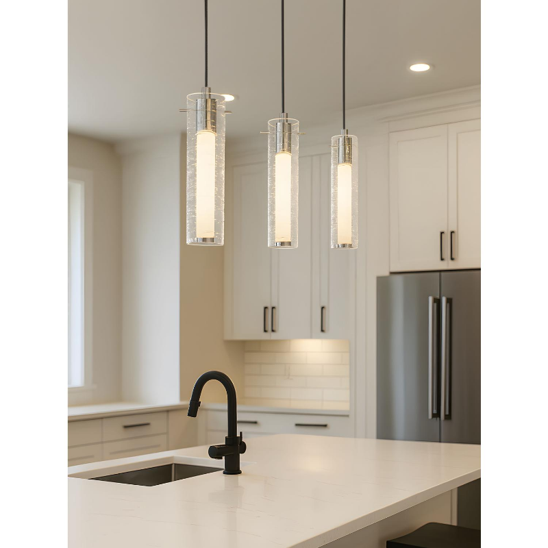 AFX BRIP04LAJUD Bari 3-lt 36" LED Linear Pendant