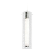 AFX BRIP04LAJUD Bari 1-lt 4" LED Pendant - Satin Nickel