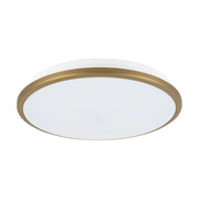 Kuzco FM43313-5CCT Brook 1-lt 13" LED Flush Mount, 5CCT Selectable - Brushed Gold