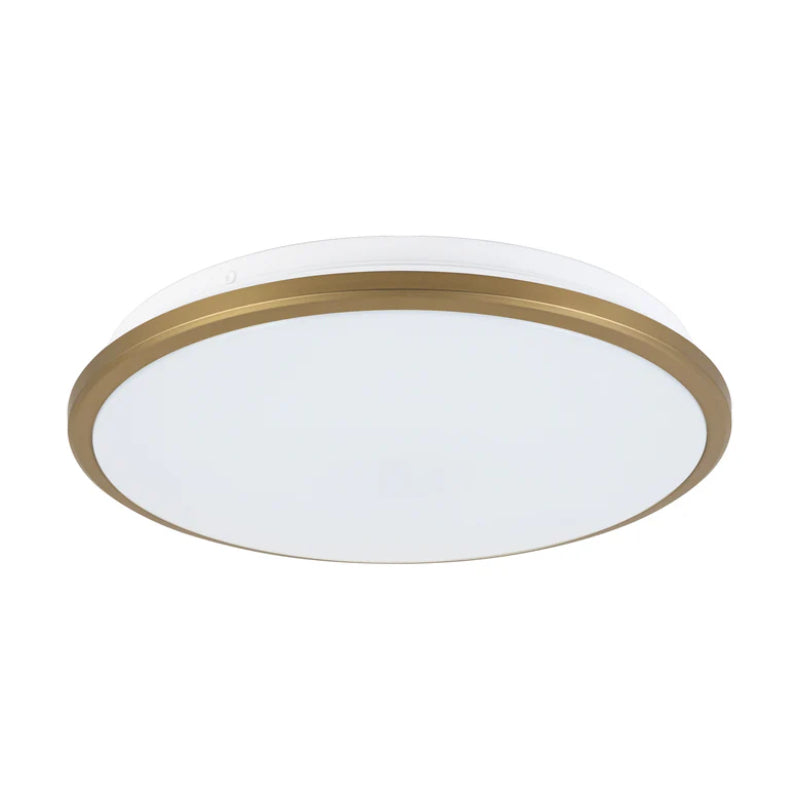 Kuzco FM43313-5CCT Brook 1-lt 13" LED Flush Mount, 5CCT Selectable - Brushed Gold