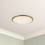 Kuzco FM43313-5CCT Brook 1-lt 13" LED Flush Mount, 5CCT Selectable - Brushed Gold