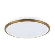 Kuzco FM43315-5CCT Brook 1-lt 15" LED Flush Mount, 5CCT Selectable - Brushed Gold