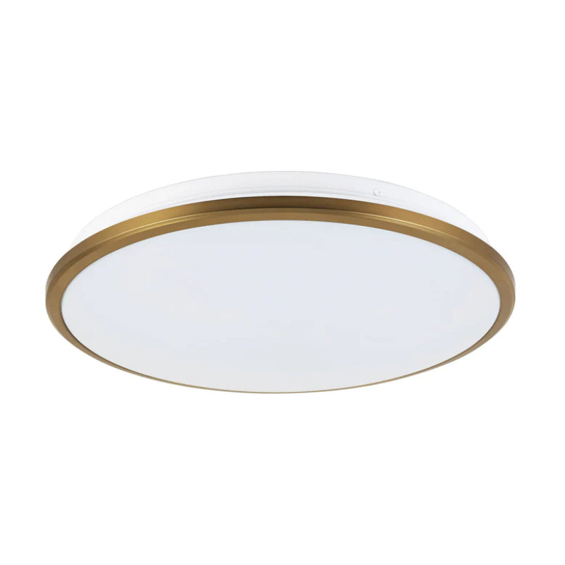 Kuzco FM43315-5CCT Brook 1-lt 15" LED Flush Mount, 5CCT Selectable - Brushed Gold