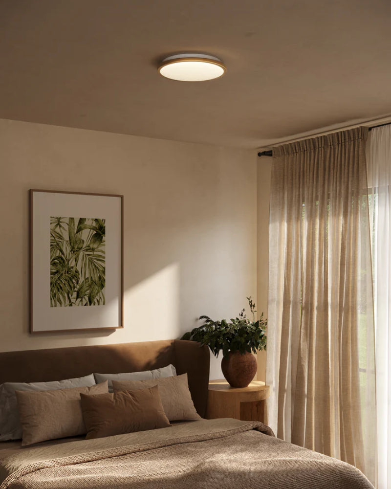 Kuzco FM43315-5CCT Brook 1-lt 15" LED Flush Mount, 5CCT Selectable - Brushed Gold